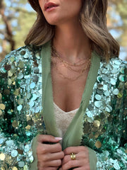 Le gilet Anita vert - Gualap