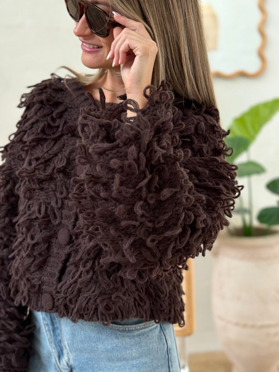 Le gilet Lily Rose marron - Gualap