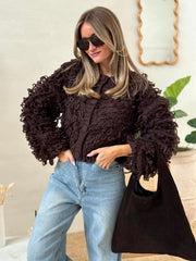Le gilet Lily Rose marron - Gualap