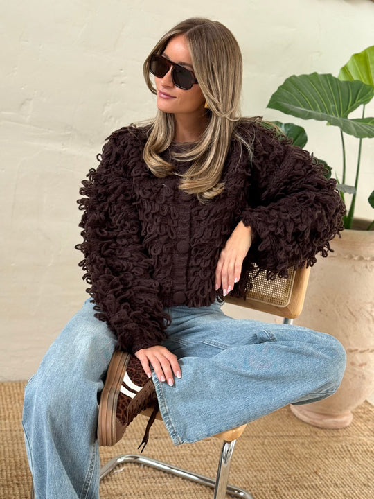 Le gilet Lily Rose marron - Gualap