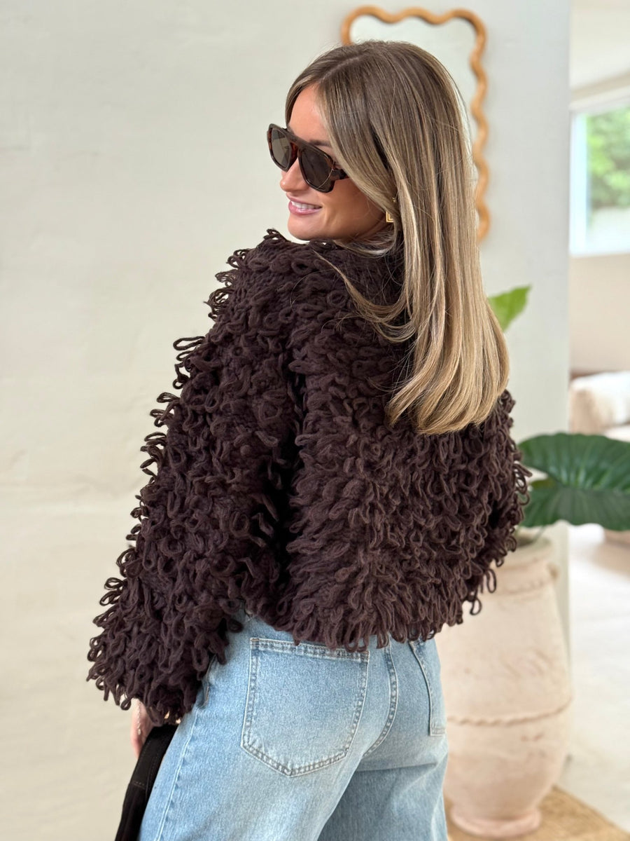 Le gilet Lily Rose marron - Gualap