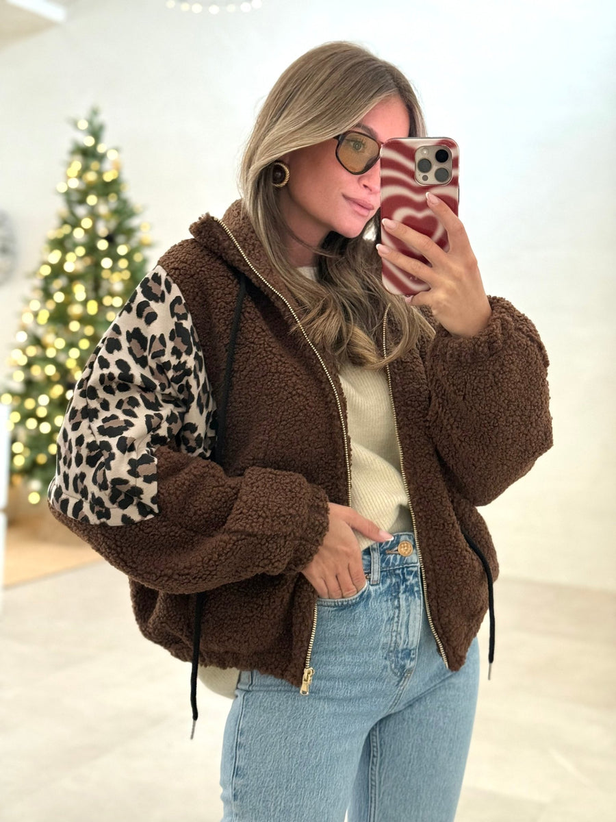 Le gilet Sefora brun - Gualap