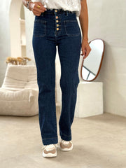Le jeans Romane bleu - Gualap