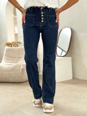 Le jeans Romane bleu - Gualap