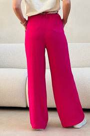 Le pantalon Agnessa fuchsia - Gualap