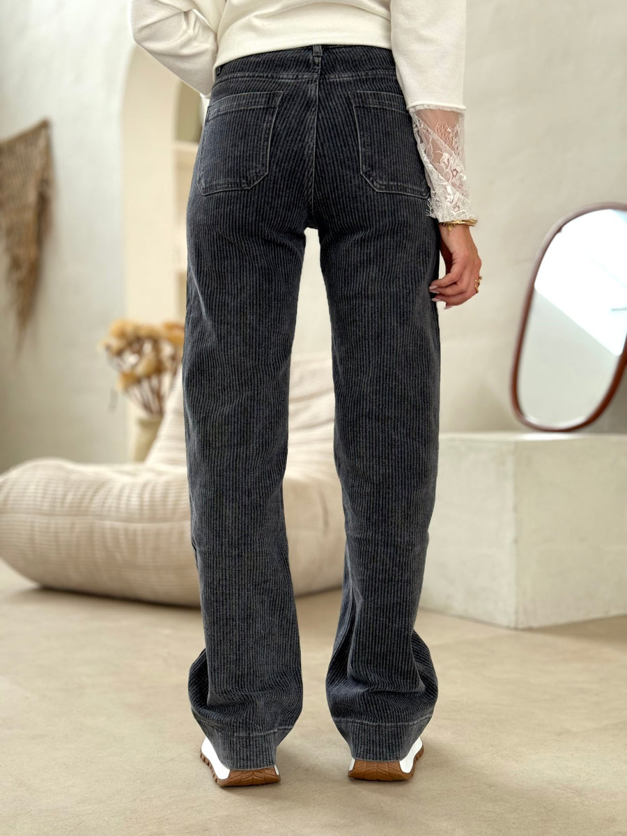 Le pantalon Debora gris - Gualap