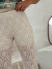 Le pantalon Enissa beige - Gualap