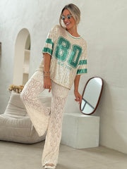 Le pantalon Enissa beige - Gualap