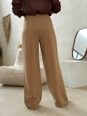 Le pantalon Ernestine beige - Gualap