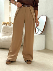 Le pantalon Ernestine beige - Gualap