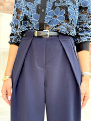 Le pantalon Ernestine bleu - Gualap