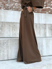 Le pantalon Farah marron - Gualap