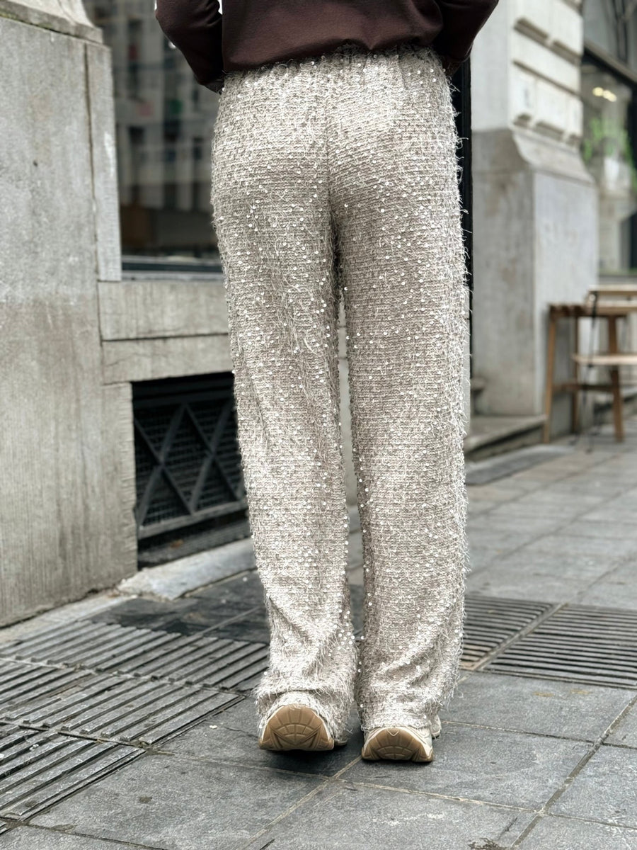 Le pantalon Ninon beige - Gualap