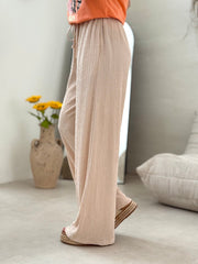 Le pantalon Raffaela beige - Gualap