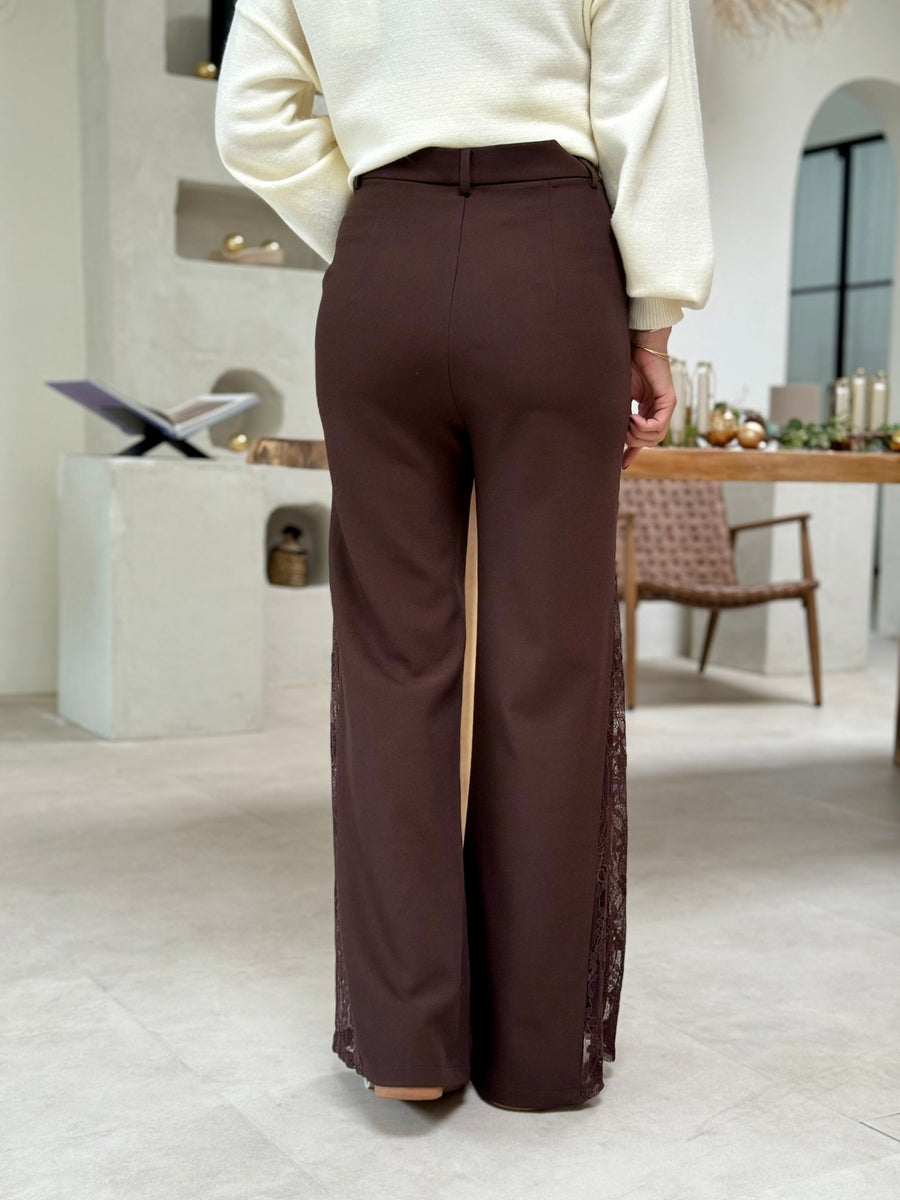 Le pantalon Swann marron - Gualap