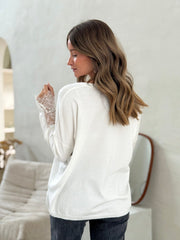Le pull Edith blanc - Gualap