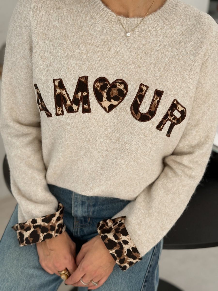 Le pull Mathilde beige - Gualap