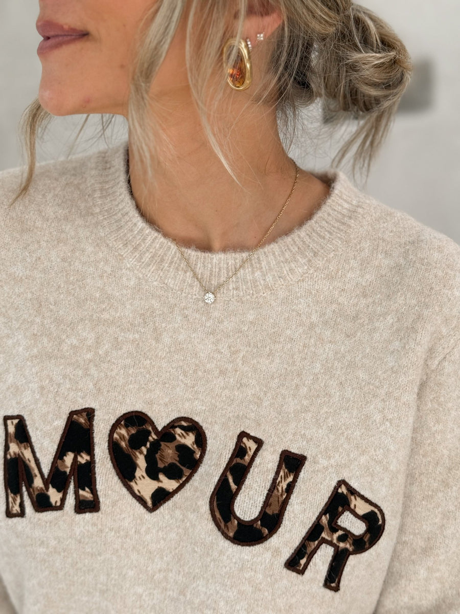 Le pull Mathilde beige - Gualap