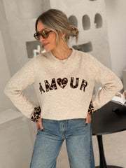 Le pull Mathilde beige - Gualap