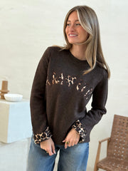Le pull Mathilde marron - Gualap