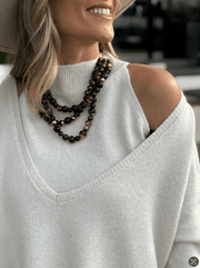 Le pull Rubie beige - Gualap