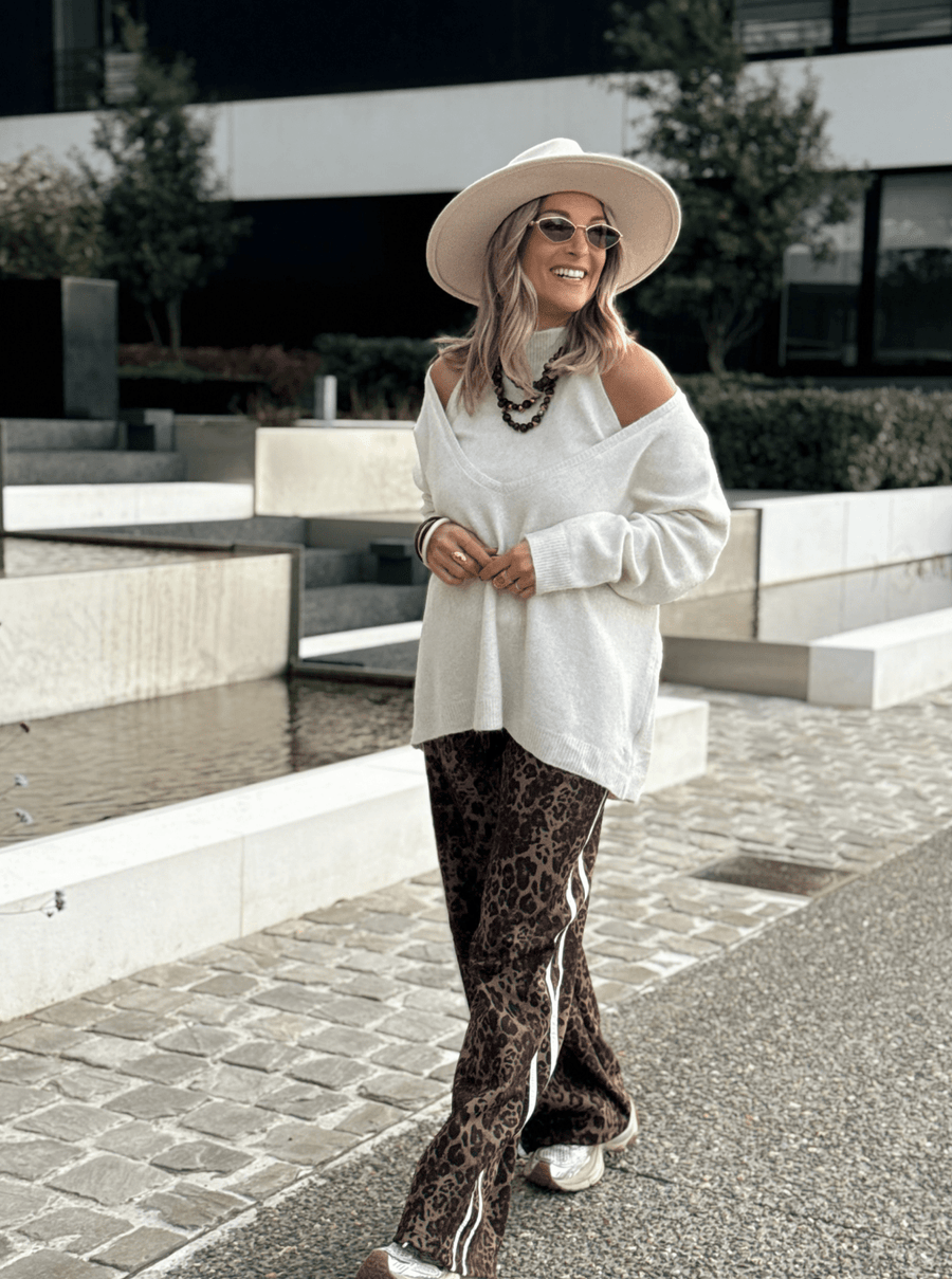 Le pull Rubie beige - Gualap