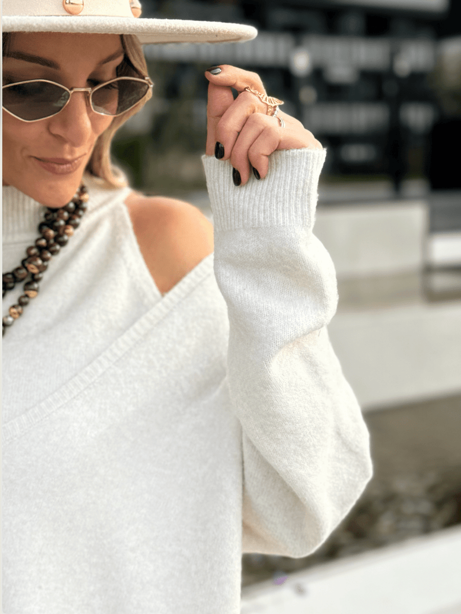 Le pull Rubie beige - Gualap