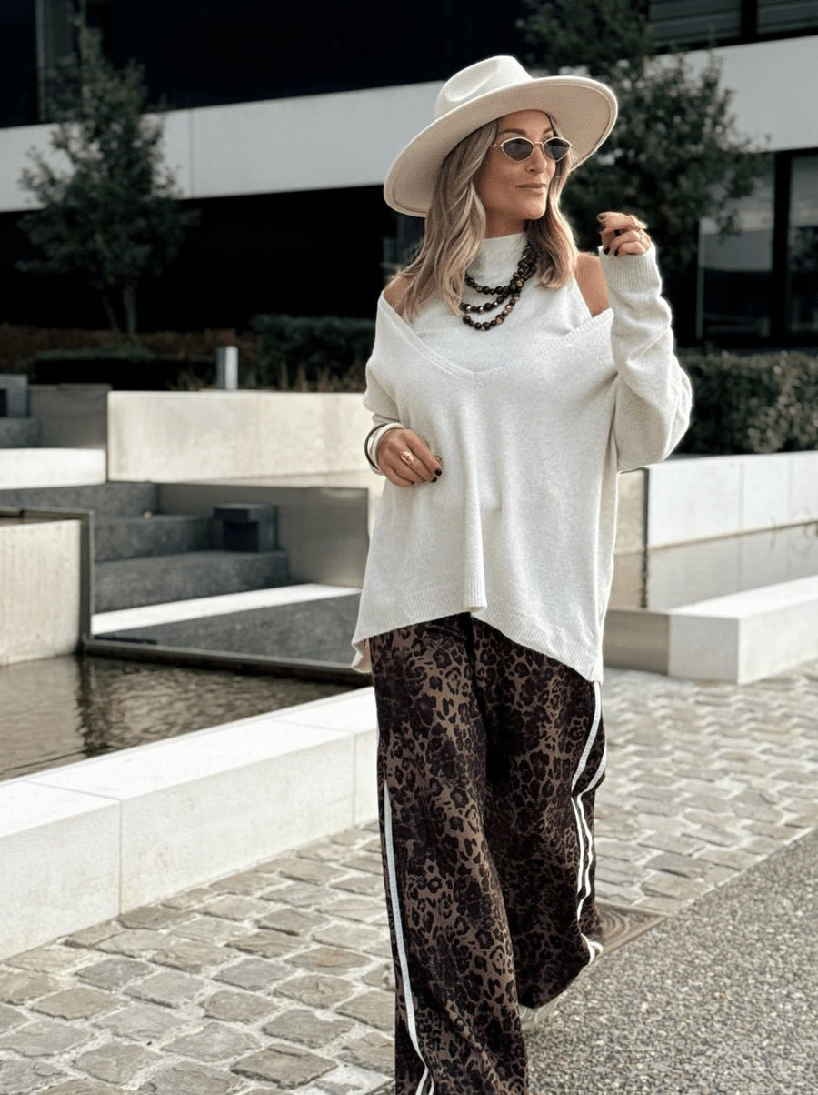 Le pull Rubie beige - Gualap