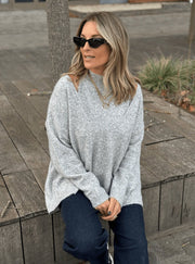 Le pull Rubie gris clair - Gualap