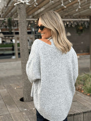 Le pull Rubie gris clair - Gualap