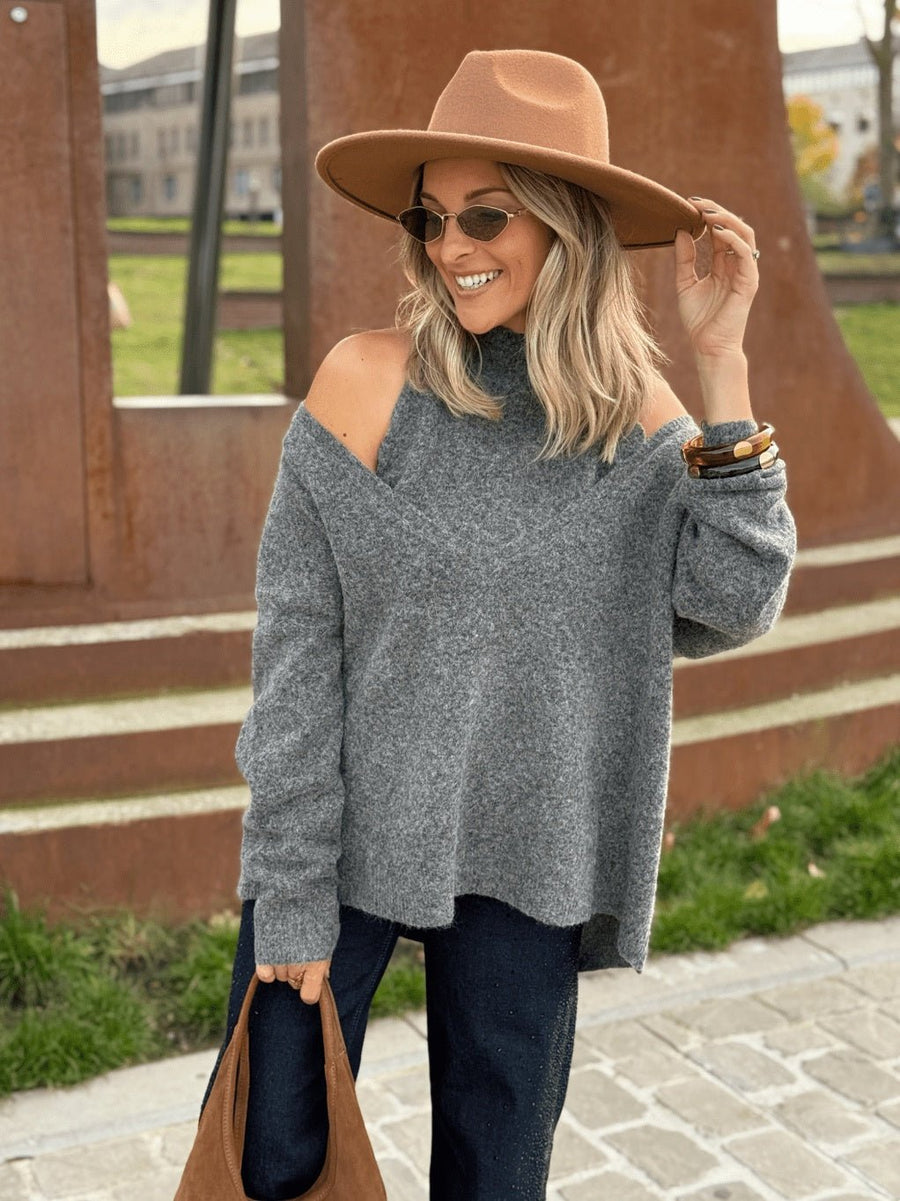 Le pull Rubie gris fonce - Gualap