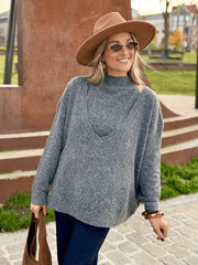 Le pull Rubie gris fonce - Gualap