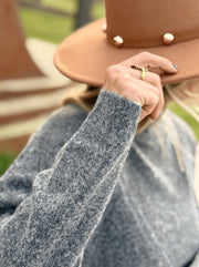 Le pull Rubie gris fonce - Gualap