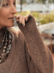 Le pull Rubie marron - Gualap