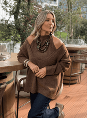 Le pull Rubie marron - Gualap
