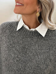 Le pull Sidji gris fonce - Gualap