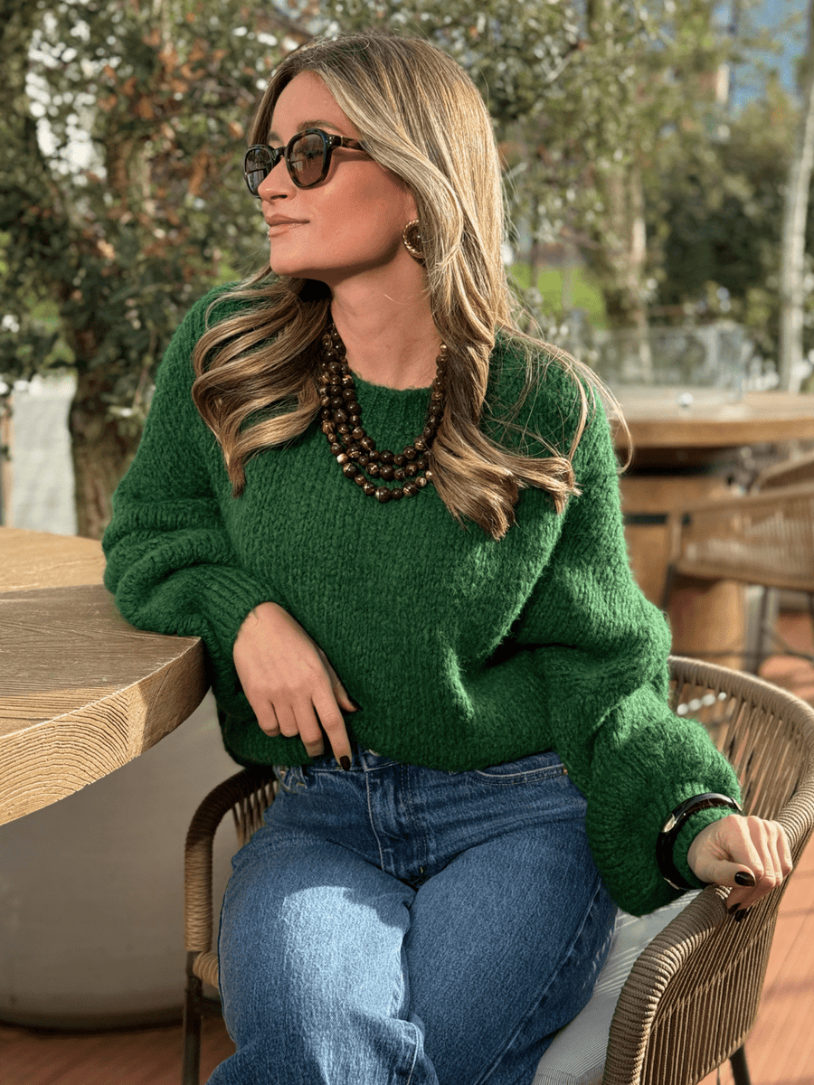 Le pull Sidji vert - Gualap