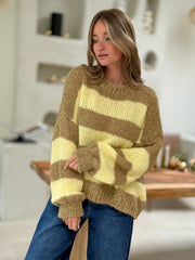 Le pull Sidra jaune - Gualap