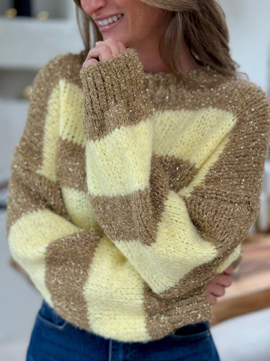 Le pull Sidra jaune - Gualap