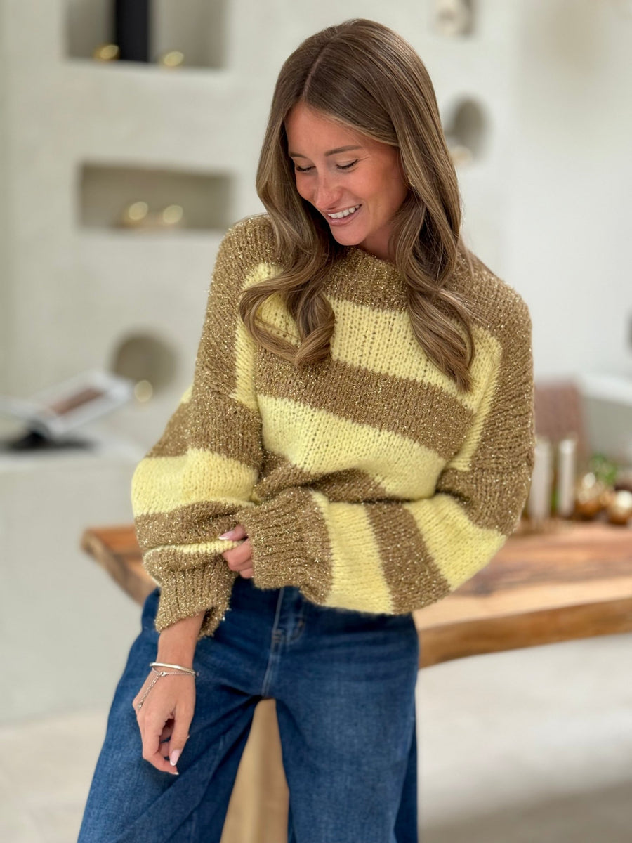 Le pull Sidra jaune - Gualap