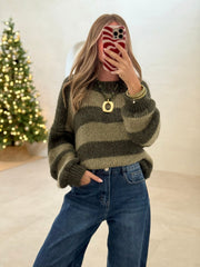 Le pull Sidra kaki - Gualap