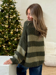 Le pull Sidra kaki - Gualap