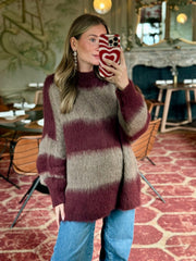 Le pull Tenessie bordeaux - Gualap