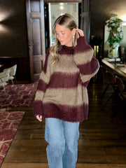 Le pull Tenessie bordeaux - Gualap