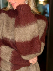 Le pull Tenessie bordeaux - Gualap
