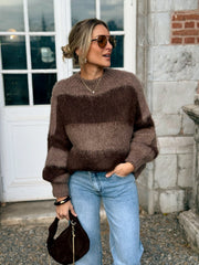 Le pull Tenessie marron - Gualap