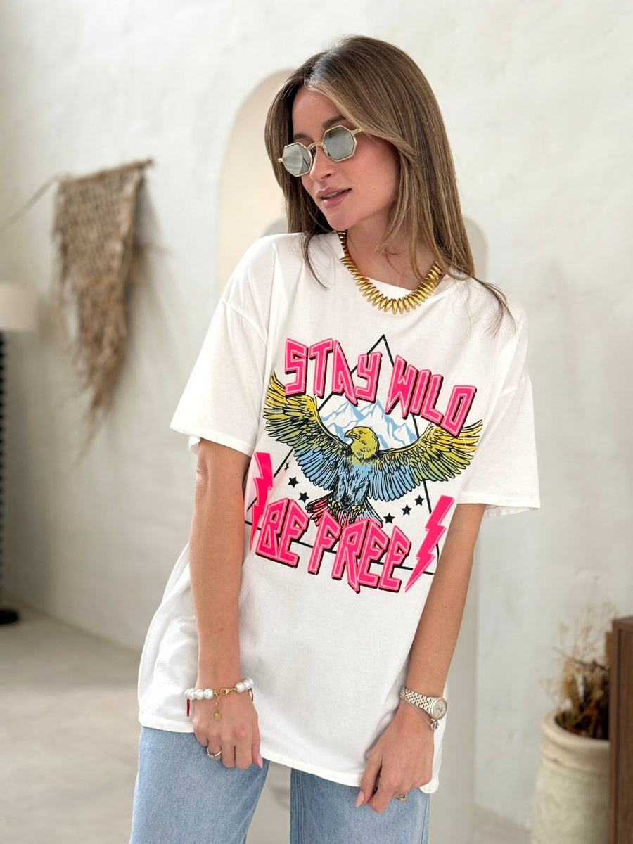 Le T-shirt Lena blanc - Gualap