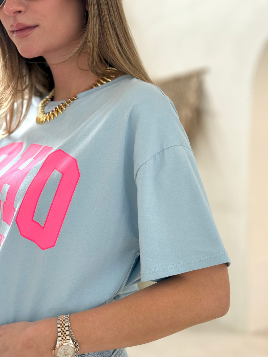 Le t-shirt Norma bleu bis - Gualap