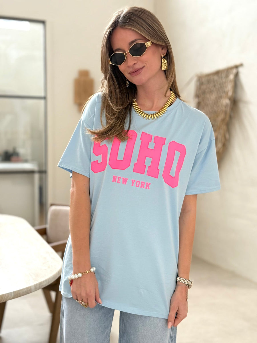 Le t-shirt Norma bleu bis - Gualap