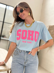 Le t-shirt Norma bleu bis - Gualap